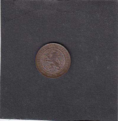 Beschrijving: 1 Cent WILLEM III